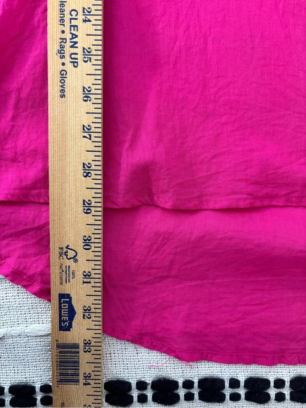 True Destinations Pink Cotton Coastal Tunic Button Down Shirt Coverup L - Picture 12 of 13